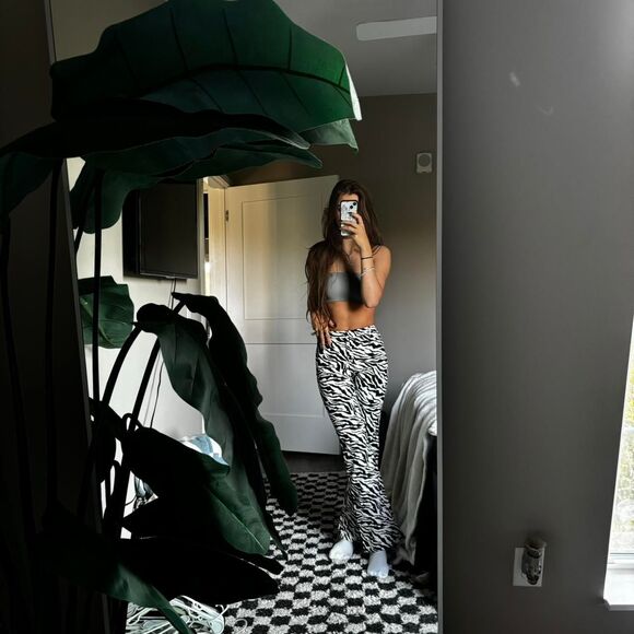 Motel Rocks Denim - Motel Women's Zebra Jeans